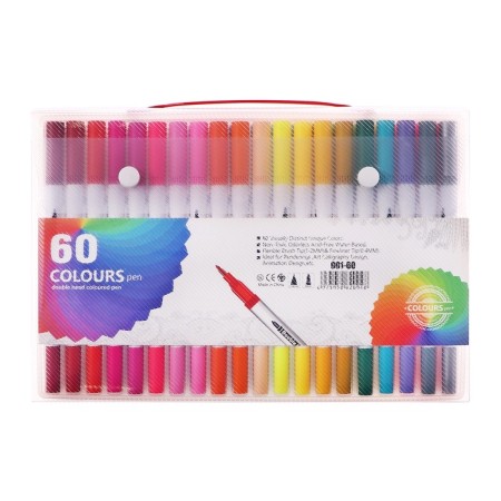 A set of professional markers, 60 pieces/60 colors, bilateral-7