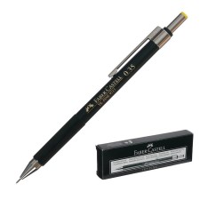 Mechanical professional pencil 0.35 mm Faber-Castell TK®-Fine 9713 with an eraser