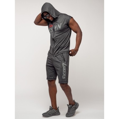 Sports suit men's, size 54-56, dark gray color-3
