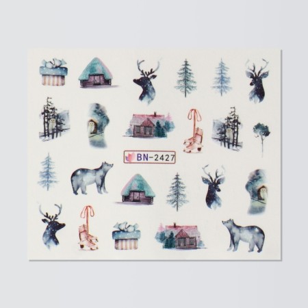 Nail slider 6.5*5.5cm BN-2427 (FAS 6pcs Price per pcs) Subway QF-1