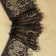 Lace cilia, 90 mm × 9 ± 0.5 m, in Bobin 3 pcs 3 m, black color
