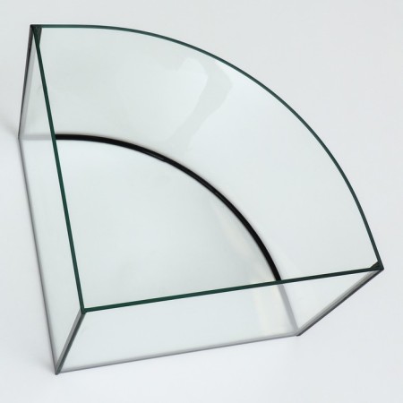 Aquarium "Sector" corner with a lid, 40 liters, 40 x 40 x 36/41.5 cm, bleached oak-4