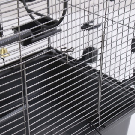 Birds Cell "Piggers" No. 100, collapsible, 42 x 30 x 37cm (staff.) Gray-17