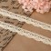 Knitted lace, 20 mm × 15 ± 1 m, beige color