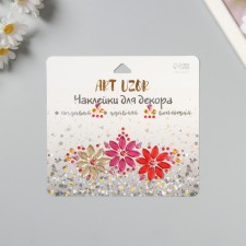 Sticker of rhinestones plastic on the face 