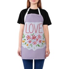 Apron kitchen with a photo print 