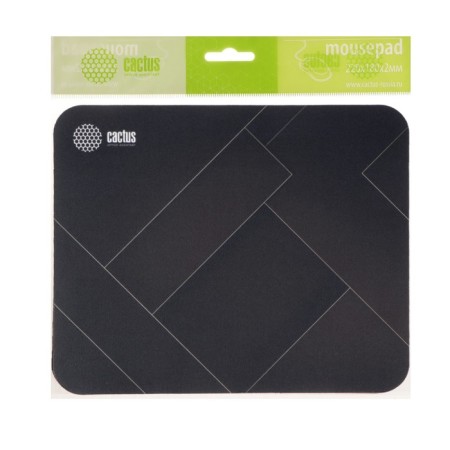 Cactus Geometry mouse mat, 220x180x2 mm, black-4