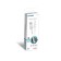 EXPLOYD EX-K-1260 cable, microUSB-USB, 3 A, 1 m, silicone braid, white