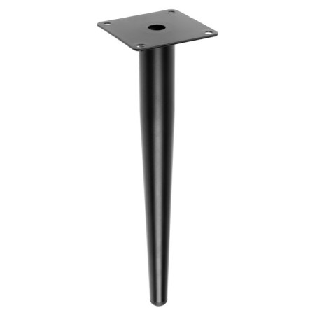 Furniture support Cappio OP08, h = 300 mm, thick thickness 1.8, matte black color