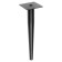 Furniture support Cappio OP08, h = 300 mm, thick thickness 1.8, matte black color