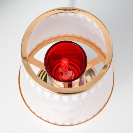 Aromarrier touchscap "Heart" G9 35W gold 13x13x20 cm Risalux-5