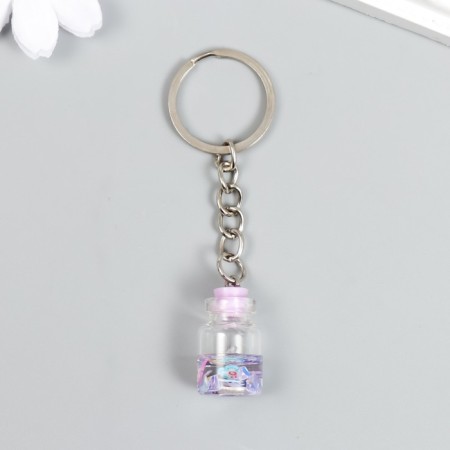 Browler plastic "Flower in a bottle" Lilac 2.4x1.5x1.5 cm-1