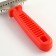 Comb-breeze with cone-shaped teeth, 8 x 15.5 cm, red