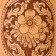 TUES "Flowerers", Round, D = 8 cm, birch bark