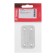 The plate fastener tundra Krep, 40x67x1.2 mm, zinc, in package 1 pc.