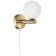 Sconces Citilux "Rund" CL205310N, 12x19.5 cm, 1x4.5W, G9, brown color