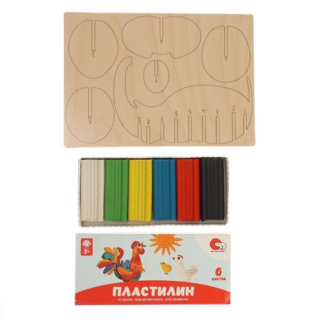 Application with plasticine "Elephant"-4