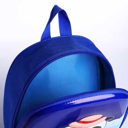 Baby backpack on lightning, blue color-5