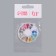 Decorative elements, rhinestones "drop", voluminous, 12 cells, multi -colored