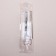 Toothbrush, folding, 16 cm, transparent color