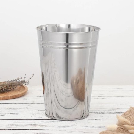 Vazon without pens, 7 l, h = 29 cm, stainless steel, GOST-5