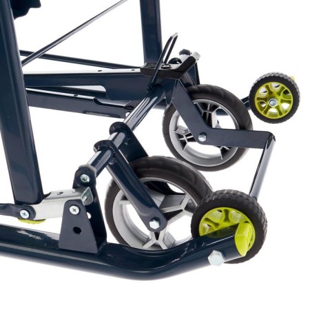 Sancti stroller "nicknas for children ND 7-6", drawing with a giraffe, lemon color, swing mechanism-3