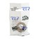 RTP adapter, 3/4 "x 1/2", internal/outer thread, nickelled brass, euroglifier