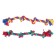 Cable toy "Rope", F16, 4 knots, 42-44 cm, mix