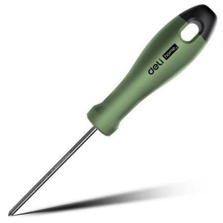Cross screwdriver Deli, handle made of high -quality software plastic, PH2 x 150 mm
