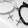 Bracelets "Demetrons" Assol, crosses, white-black color