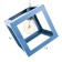 Lamp Bayerlux suspension Bayerlux "square" 1x40W E27 blue 16x16x18-116 cm