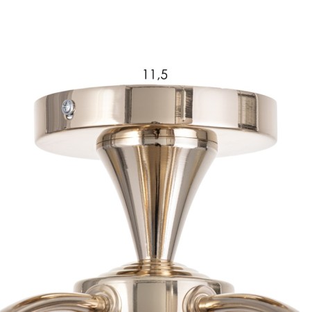 Cellular infinity chandelier 5x40W E14 gold 40x40x25 cm-7