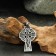 Protective amulet "Celtic Cross", 26x44mm, metallic