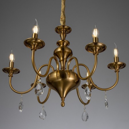 Anter chandelier 6x40W E14 Brass 64x64x50 cm Bayerlux-2