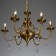 Anter chandelier 6x40W E14 Brass 64x64x50 cm Bayerlux