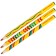 Pencil with a multi-color barrel of the multi-gun, "raccoon and rainbow", thickened