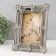 Polystone photo frame 10x15 cm "Empire" silver with a mirror 16.5x2.3x21.6 cm
