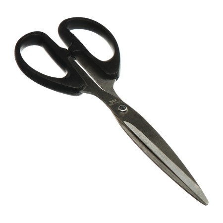 Chancellery scissors 19.0cm office plastic handles, euro suspension-2