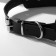 Choker "Temptation" The spikes are long, the color is black in silver, 42 cm