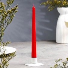 Antique candle, 2.3x 24.5 cm, 5 hours, 55 g, red