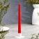 Antique candle, 2.3x 24.5 cm, 5 hours, 55 g, red