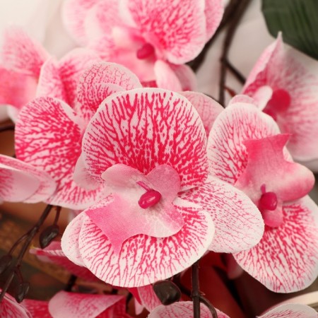 Artificial flowers "Orchid Phalaenopsis" 8x80 cm, pink mix-1