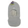 Hat-shuttle for a boy, size 48, gray color
