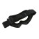 Glass-mask for motorcycle driving, golden chrome glass, black color, OM-14