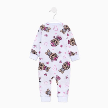 Combineson children, white color/dog, height 80 cm