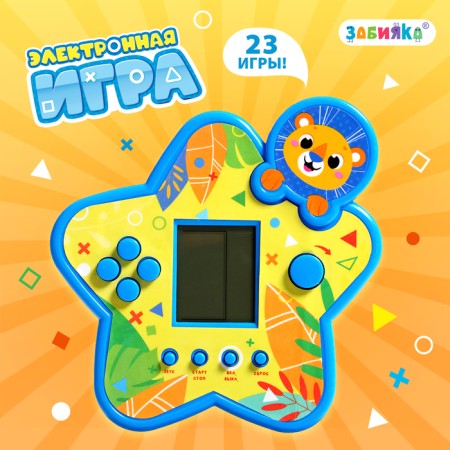 Electronic game, blue color