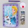 Diamond mosaic on the postcard "New Year" cold heart