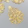 Decorative element "Ornament", color gold 3.5x4.8 cm