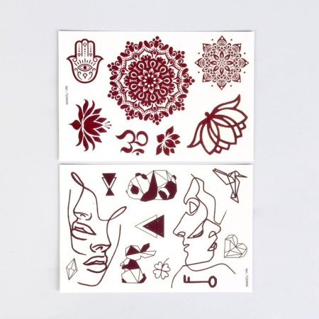 Set "Children's Tattoos", glow in the dark, 2 sheets-2