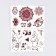 Set "Children's Tattoos", glow in the dark, 2 sheets